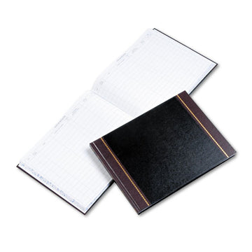 Wilson Jones® Detailed Visitor Register Book, 8 Column Format, Black Cover, 12.25 X 9.5 Sheets, 208 Sheets-book freeshipping - TVN Wholesale